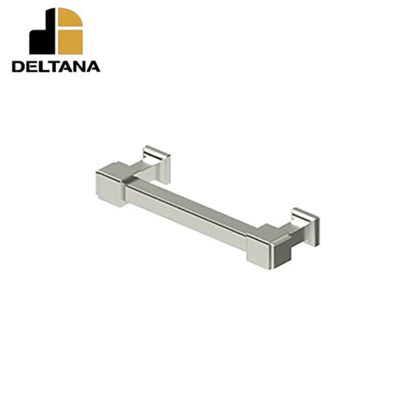 Deltana - Decorative Cabinet Pull - 4" - Manhattan - Solid Brass - Optional Finish