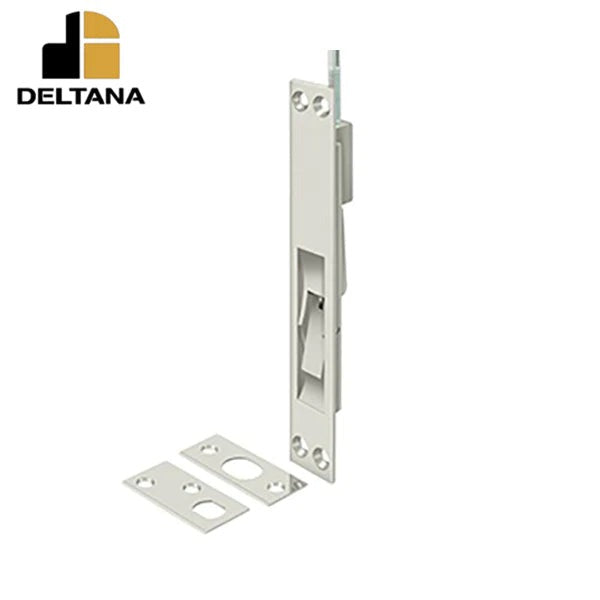 Deltana - Extension Flush Bolt - Solid Brass - 12" Rod Extension - Optional Finish