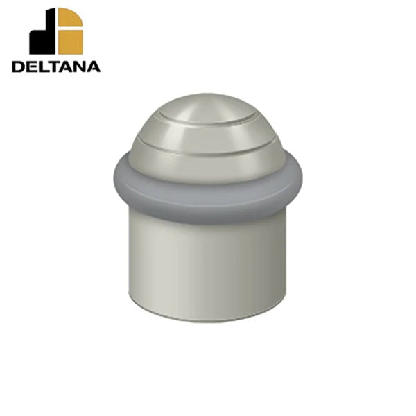 Deltana - Round Universal Floor Bumper Dome Cap 1-5/8" - Solid Brass - Optional Finish