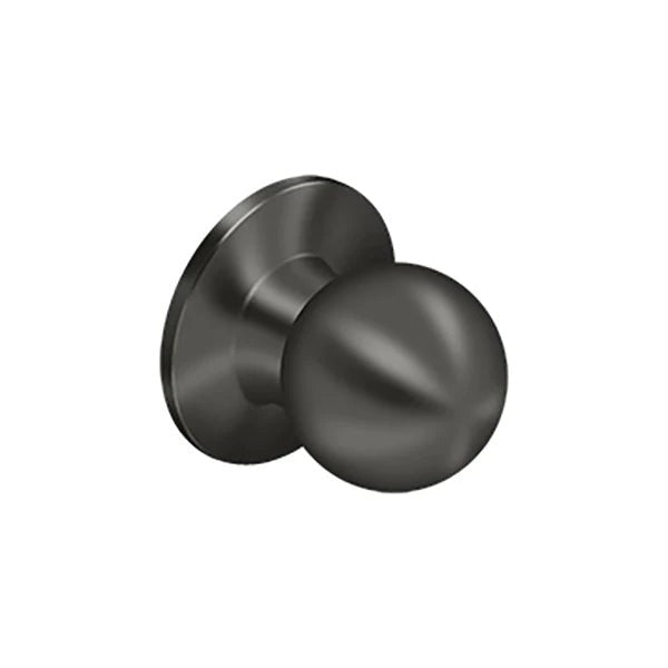Deltana - Round Knob Dummy - 1-3/8" - 2" Door Thickness - Universal Handing - Oil Rubbed Bronze