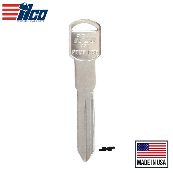 Ilco - P1106-B86 GM Key Blank
