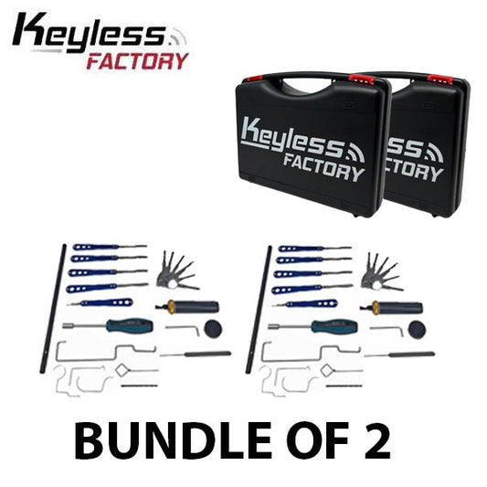 2 x KeylessFactory - GM Ignition Service Kit - 10 Cut - Column Mount & In Dash Ignitions - 18 PCS (BUNDLE OF 2)
