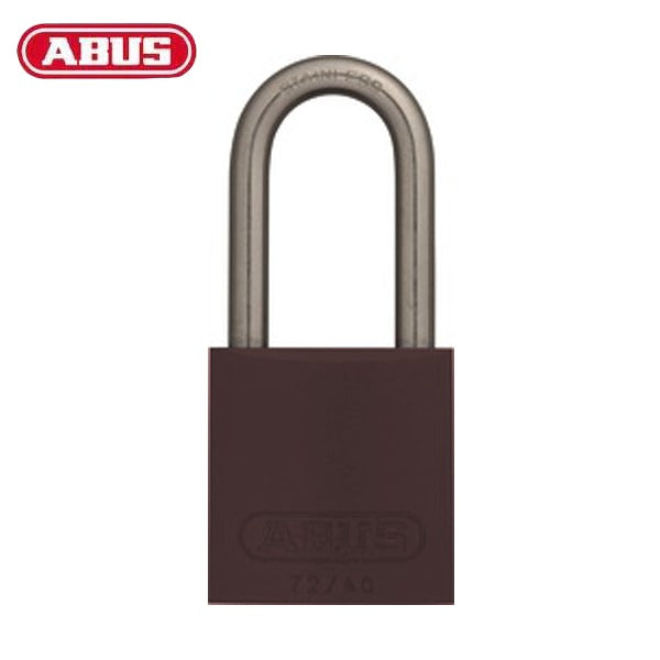 Abus - 09182 - Padlock Aluminum 72/40Hb40 - 1-1/2" Shackle - Optional Keying - Optional Finish - 6 Pack
