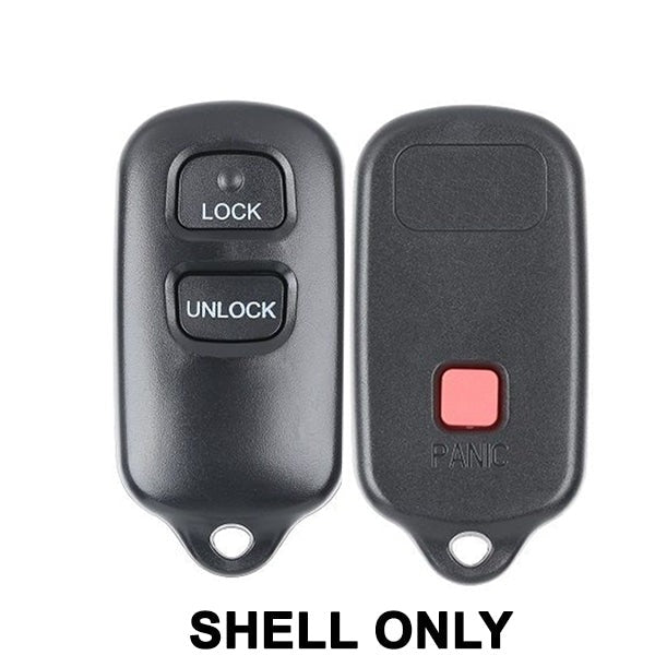 1998-2008 Toyota Keyless Entry Remote SHELL for GQ43VT14T - Black (JMA-TOYO-2-RKE)