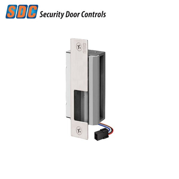 SDC - 55-BU - Electrified Universal Strike - Fail Safe / Fail Secure - 12/24VDC - Satin stainless Steel - Grade 1