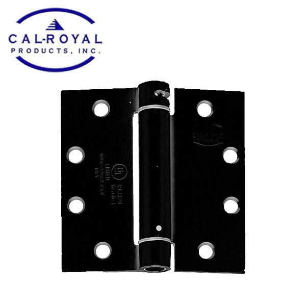 Cal-Royal - NEWSH140 - Single Spring Hinges - Flat Black