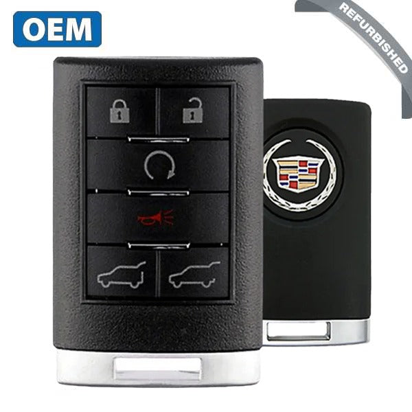2007-2014 Cadillac Escalade / 6-Button Key FOB / PN: 22756466 / OUC6000066 / (OEM Refurb)