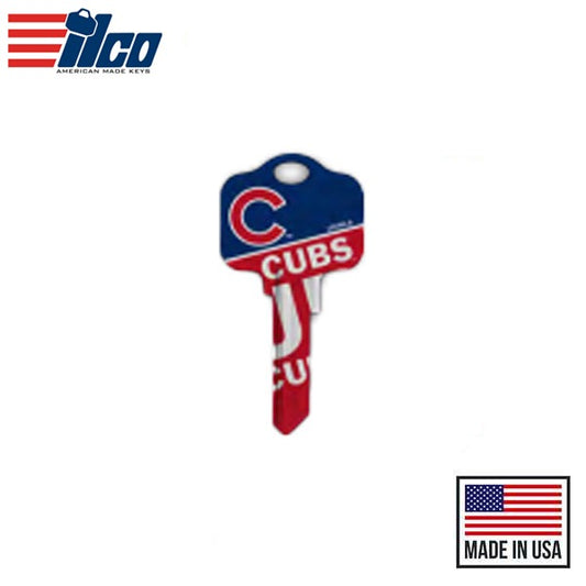 Ilco - MLB TeamKeys - Key Blank - Chicago Cubs - SC1 (5 Pack)