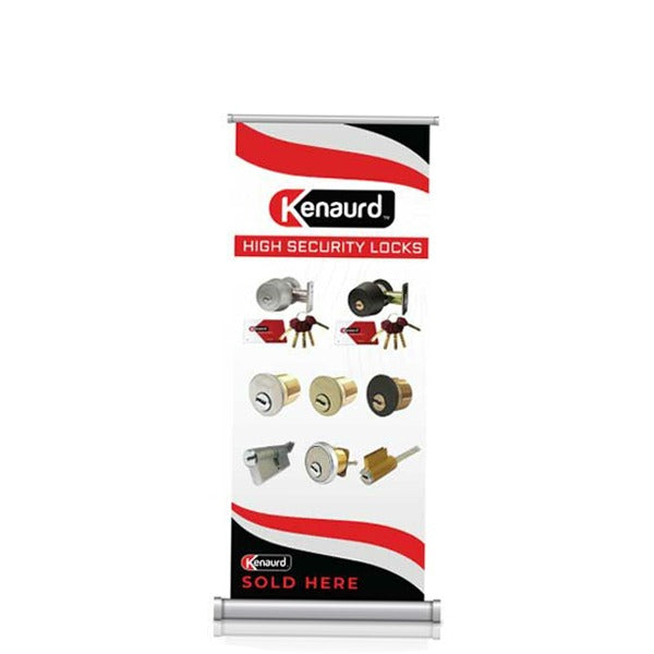 Promotional Roll Up / Retractable Banner - High Security Locks & Cylinders