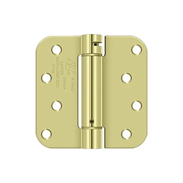 Deltana - 4" x 4" x 5/8" Spring Hinge - UL Listed - Optional Finish
