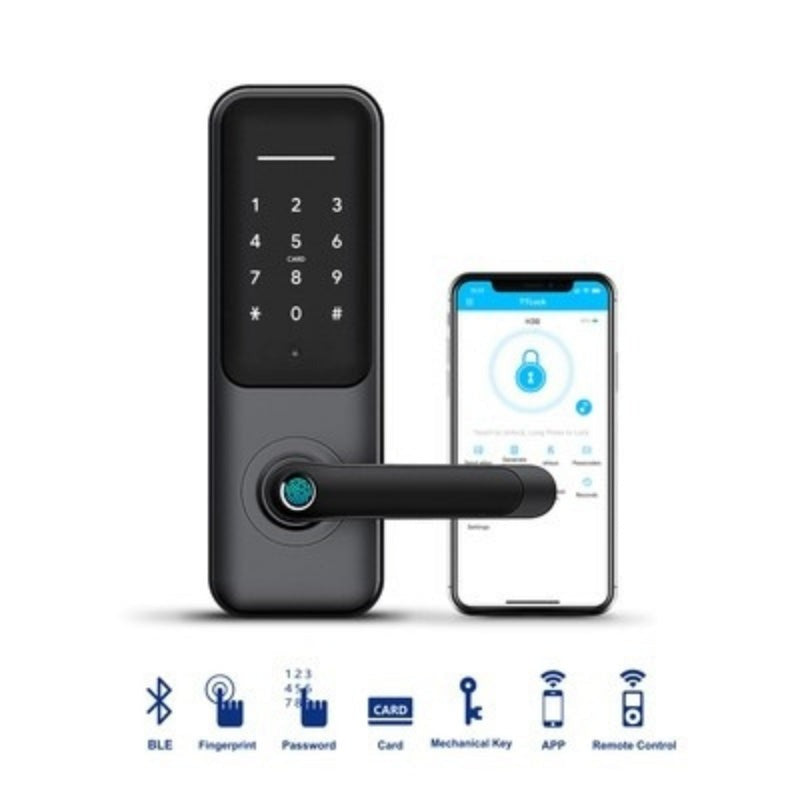DeGuard Pro - H3 - High Security Fingerprint Ttlock Smart Lock - Tuya WIFI BLE Digital Smart Door Lock For Home Airbnb Apartment Projects