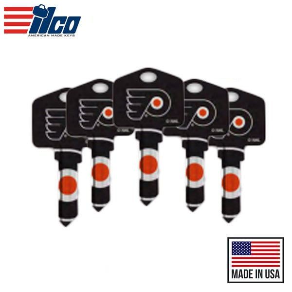Ilco - NHL TeamKeys - Key Blank - Philadelphia Flyers - SC1 (5 Pack)