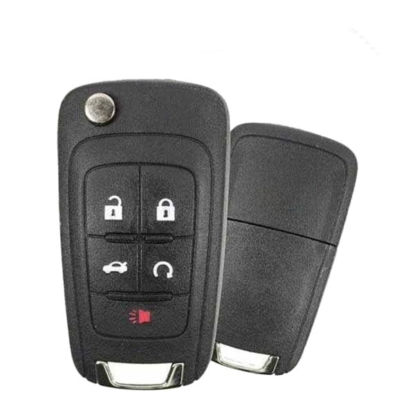 2010-2019 Chevrolet / 5-Button Flip Key HS / non PEPS / PN: 13500226 / OHT01060512 / OHT05918179 (OEM Recase)