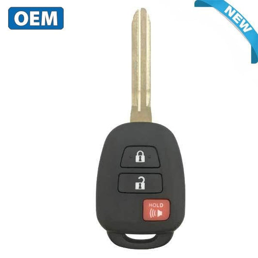 2015-2017 Toyota Prius C / 3-Button Remote Head Key / PN: 89070-42820 / HYQ12BEL (H Chip)(OEM)