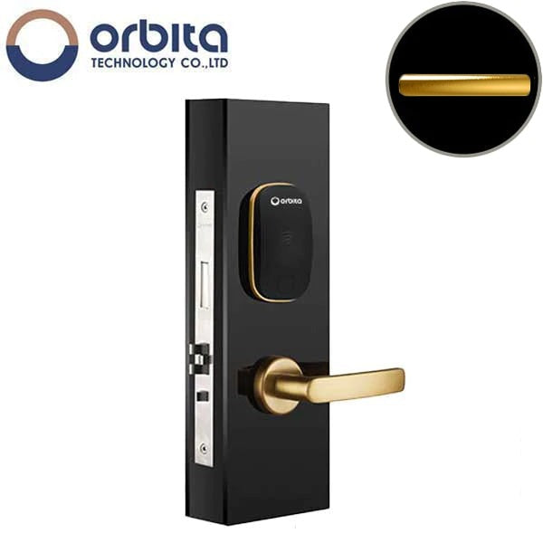 Orbita - S3078 - Mortise Hotel Lock - SPLIT Design - RFID - Optional Lever Style - 6 VDC - Optional Finish - Grade 2
