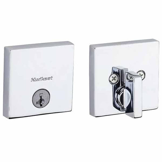 Kwikset - 258 - Downtown Deadbolt - Single Cylinder - Optional Rose - Optional Finish - SmartKey Technology - Grade 1
