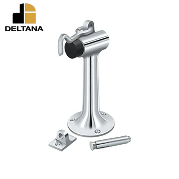 Deltana - Floor Mount - 6" Bumper w/ Hook - Optional Finish