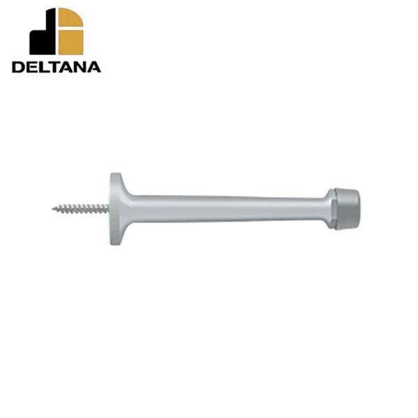 Deltana - 4" Baseboard Door Bumper - Solid Brass - Optional Finish