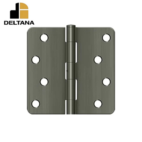 Deltana - 4" x 4" x 1/4" Radius Hinge - Residential - Optional Finish
