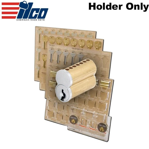Ilco - EIP-Holder-17 - Engrave-It - Specialty 6 or 7-Pin (Combinated & Uncombinated) SFIC Core Holder - Face - Holds 35 - for Engrave-It Pro Machine