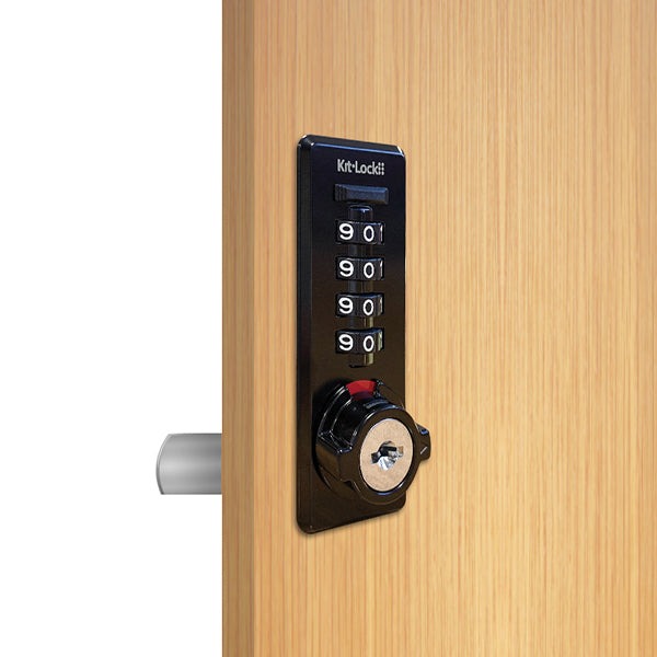 CodeLocks - KL20 - Mechanical Combination Lock - Kit Lock - Optional Handing - Black