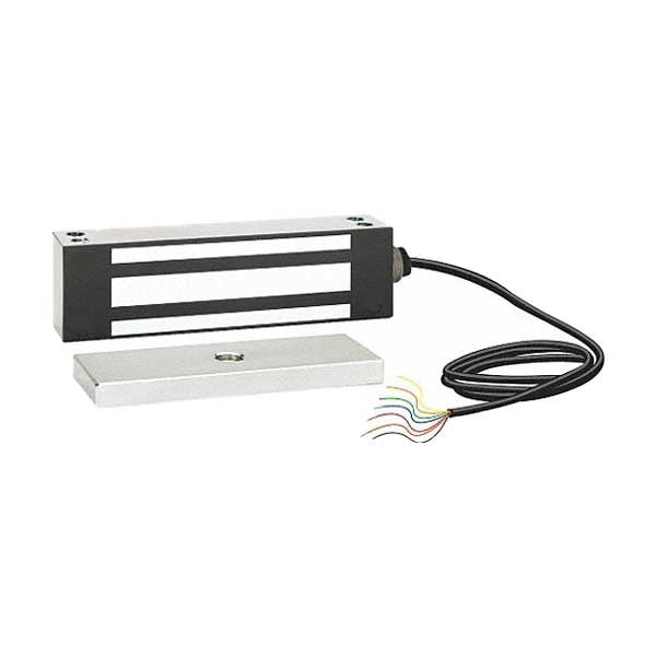 SDC - 1575 - Single Magnetic Gate Lock - Standard Mounting - 1200lbs. - 12/24VDC - Satin Stainless Steel - Grade 1