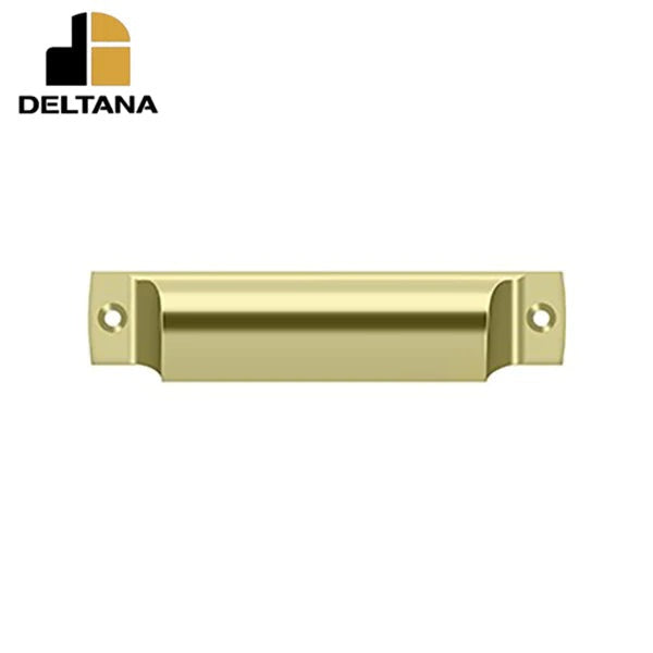 Deltana - Rectangular Shell Pull - 4" - Optional Finish