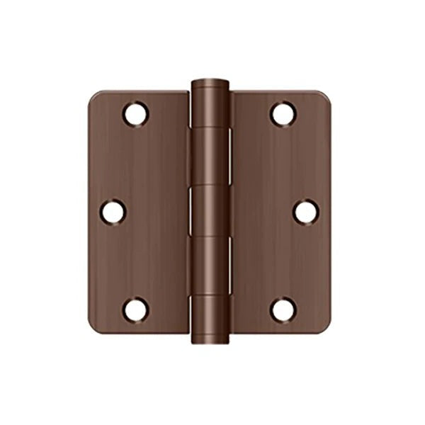 Deltana - 3-1/2" x 3-1/2" x 1/4" Radius Hinge - Steel