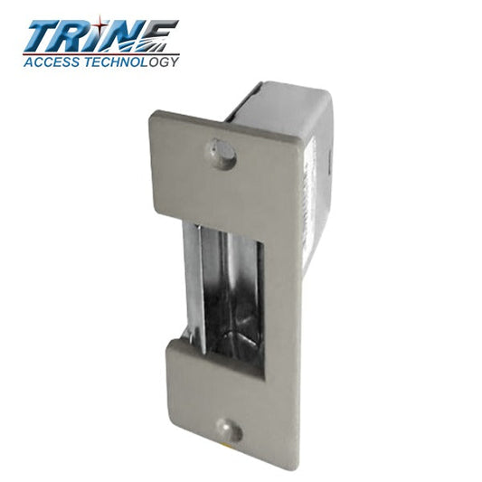 Trine - 005C - 3-1/2” Light Commercial Electric Strike - Intermittent - 24AC - Satin Chrome - Fail Secure-Standard Action - Grade 1