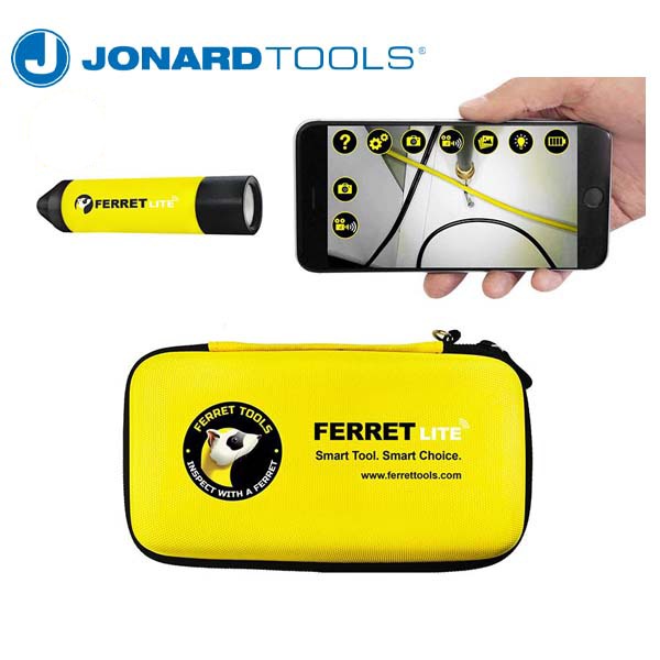 Jonard Tools - Ferret Lite - Multipurpose Wireless Inspection Camera & Cable Pulling Tool