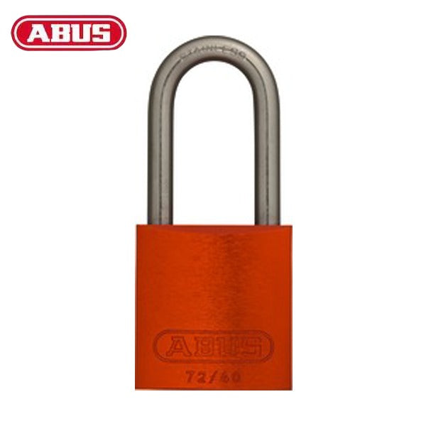 Abus - 08400 - Padlock Aluminum 72/40Hb40 - 1-1/2" Shackle - Optional Keying - Optional Finish