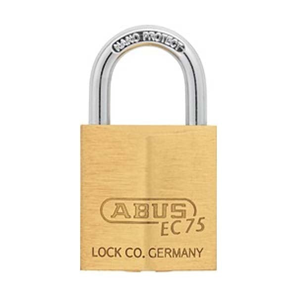 Abus - 75100 - Padlock Brass 75/30 - Optional Keying