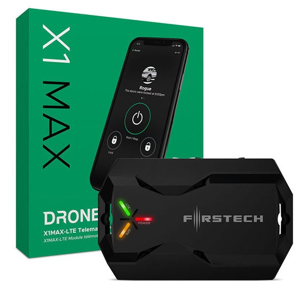 Firstech - Drone - X1MAX-LTE - X1 LTE MAX with Cell, GPS, BLE, Sensors, and Back-up Battery (128-SGNS)