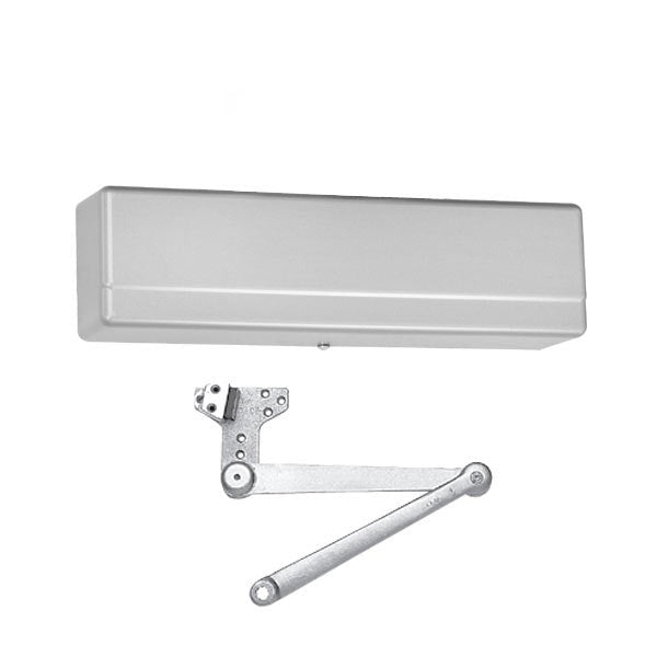 Sargent - 1431 - Powerglide Door Closer - Back Check Function - Heavy Duty Parallel Arm - Adjustable Size 1-6 - Plastic Cover - Aluminum - Fire Rated - Grade 1