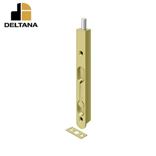 Deltana - 7" Flush Bolt - Zinc - Optional Finish