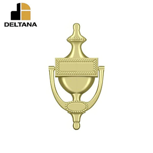 Deltana - Door Knocker - Victorian Rope - 4-7/8" Center To Center - Optional Finish