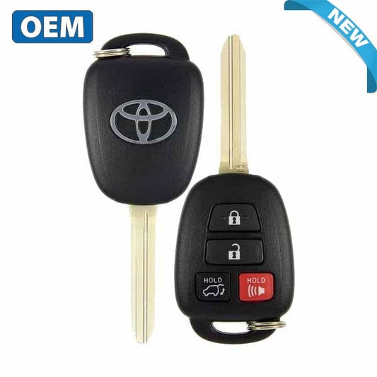 2013-2019 Toyota RAV4 / 4-Button Remote Head Key / PN: 89070-0R101 / GQ4-52T (H Chip) (USA) (OEM)