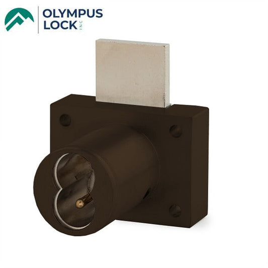 Olympus - 721DW - IC Core Deadbolt Cabinet Drawer Lock - BEST SFIC - 1-1/4" Cylinder Length - Oil Rubbed Bronze - Optional Key Retaining - Optional High Security - Grade 1