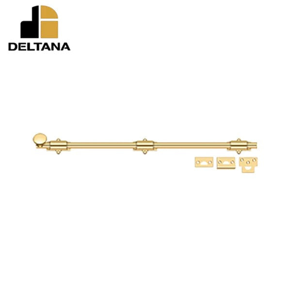 Deltana - 24" Surface Bolt - Heavy Duty - Optional Finish