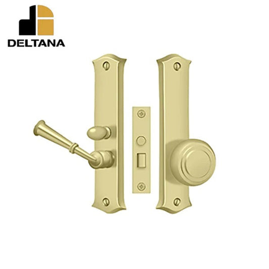 Deltana - Storm Door Latch - Classic - Mortise Lock - 1-1/2" Backset - 7/8" - 1-3/4" Door Thickness - 3-1/4" Face Size - Reversible - Optional Finish