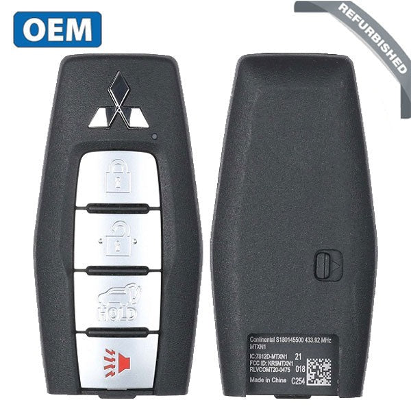 2021-2022 Mitsubishi Outlander / 4-Button Smart Key / PN: 8637C254 / KR5MTXN1 (OEM Refurb)