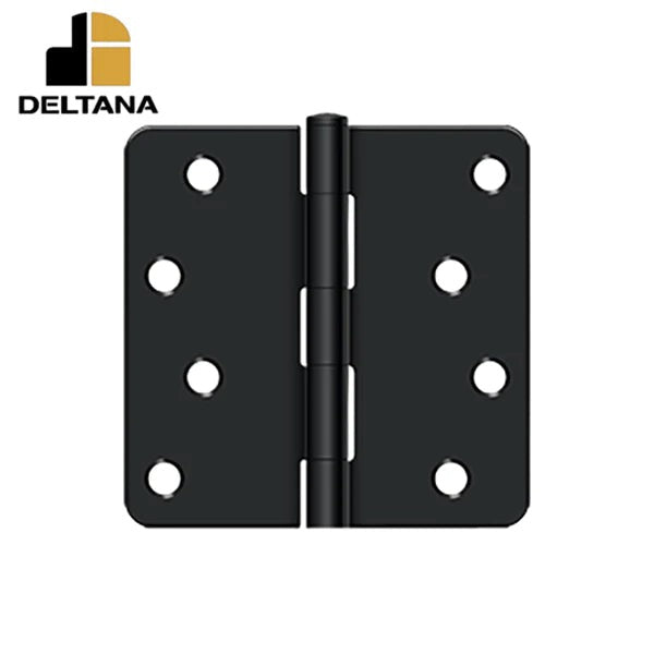 Deltana - 4" x 4" x 1/4" Radius Hinge - Residential - Optional Finish