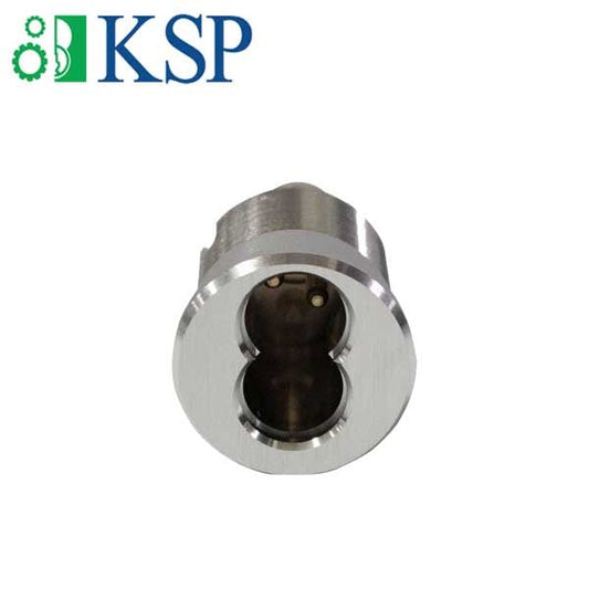 KSP - Mortise Housing - 6 or 7 Pin - Less Core - 1-3/8" Cylinder - Satin Chrome