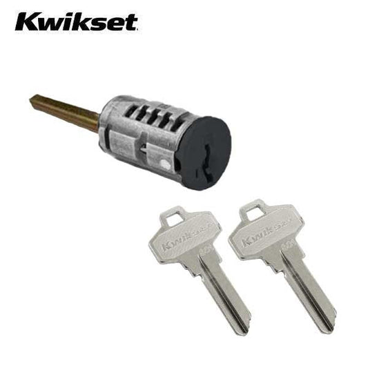 Kwikset - SmartKey SC1 Schlage Cylinder For Double Cylinder Deadbolt - Interior - Black Finish