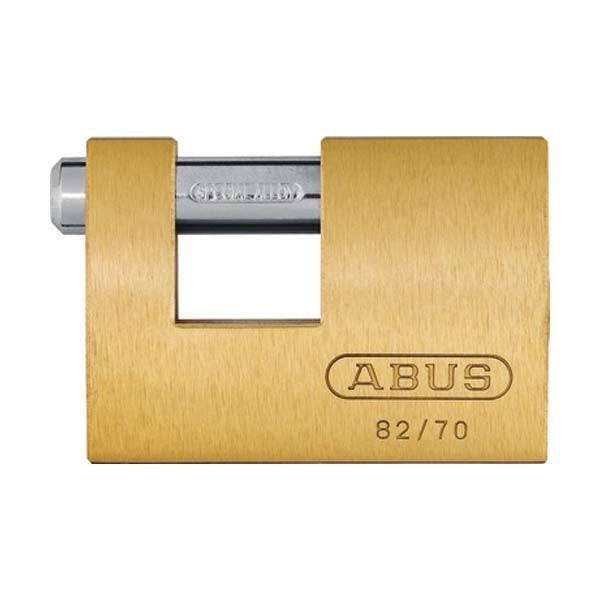 Abus - 82705 - Padlock Brass 82/70 - Optional Keying