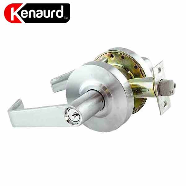 Commercial Lever Set Handle - 2-3/4” Standard Backset - Satin Chrome - Classroom Intruder - Grade 2
