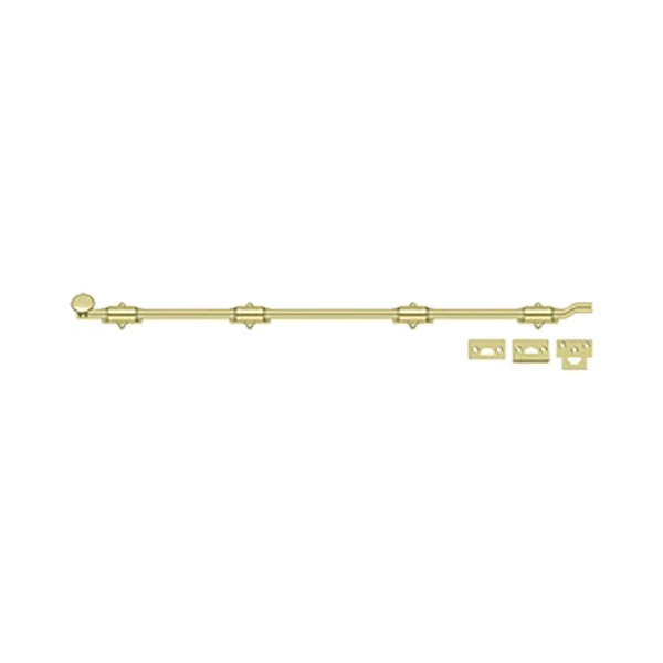 Deltana - 42" Surface Bolt w/ Offet - Heavy Duty - Optional Finish