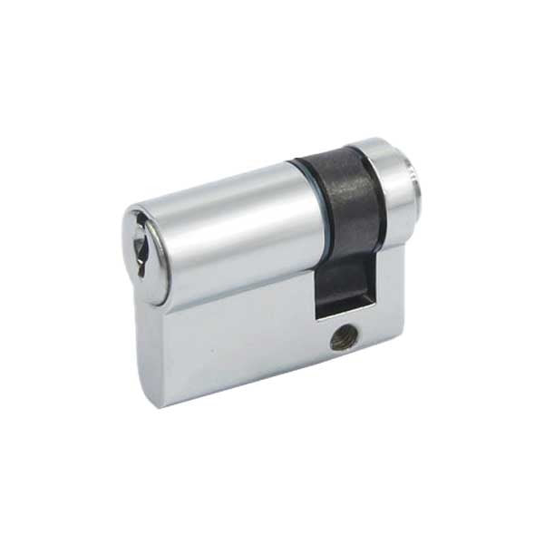 GAAB - I292-29 - Half Euro Profile Cylinder - Single Sided - Satin Chrome - (Yale R6) (40mm)