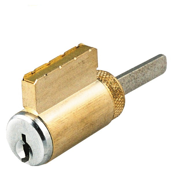 GMS - K001 - KIK Cylinder w/ Multi-Tailpiece - Schlage F - 6-Pin - US26D - Satin Chrome