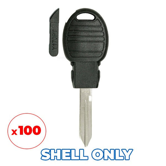 100 x 2008-2016 Chrysler / Transponder Key SHELL / Y170 (AFTERMARKET)